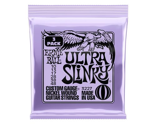 ERNIE BALL - 3227 ULTRA SLINKY NCKL WND 3 PK 10 48