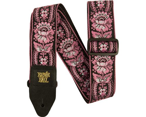 ERNIE BALL - 5347 PINK ORLEANS JACQUARD STRAP