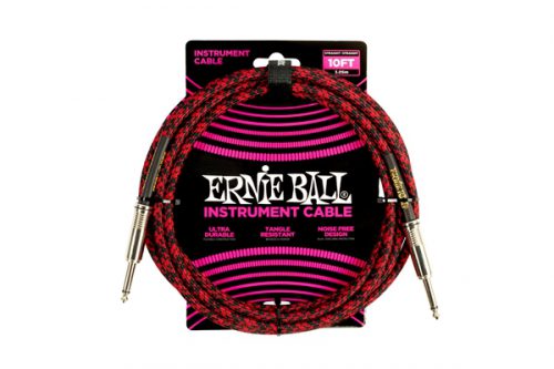 ERNIE BALL - 6394 BRAIDED STRAIGHT STRAIGHT 3M