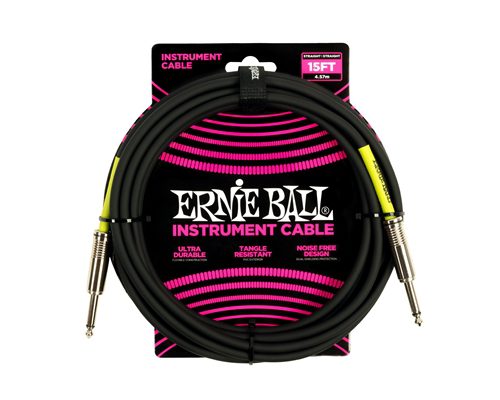 ERNIE BALL - 6399 PVC STRAIGHT STRAIGHT 4.5M