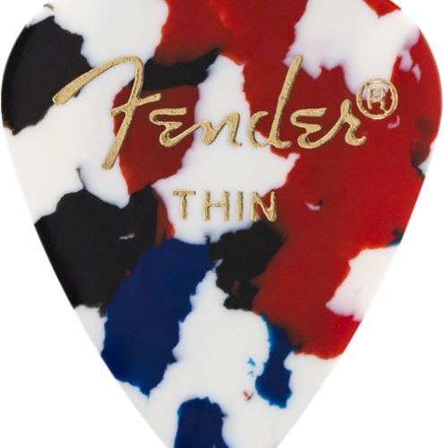 FENDER Classic Celluloid, Confetti, Thin