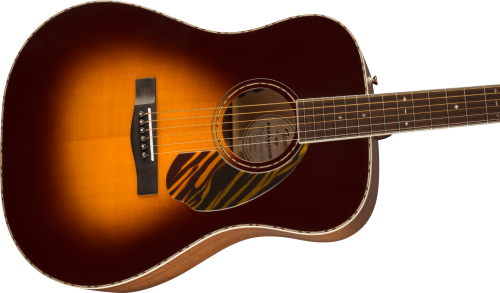 FENDER PARAMOUNT PD-220E DREAD Vintage Sunburst ACUSTICA ELETT + CUSTODIA