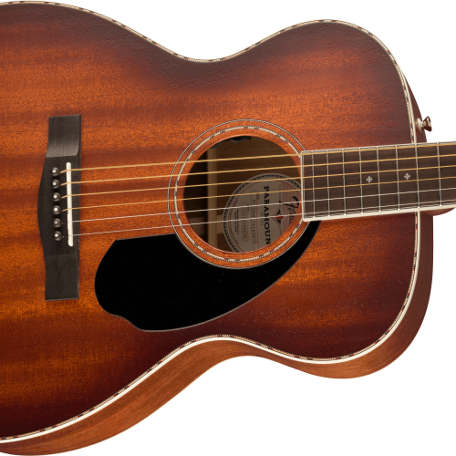 FENDER PARAMOUNT PO-220E ORCHESTRA ACB MAHOGANY ACUSTICA ELETT + CUSTODIA