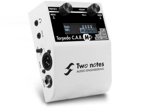 TWO NOTES TORPEDO C.A.B. M + - SIMULATORE PREAMP/FINALE, CASSA, DI E IR LOADER