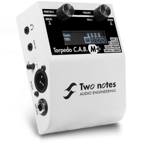 TWO NOTES TORPEDO C.A.B. M + - SIMULATORE PREAMP/FINALE, CASSA, DI E IR LOADER