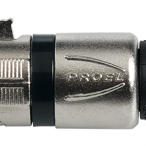 PROEL CONNETTORE XLR FEMMINA 3FVPRO CON ANELLO NERO