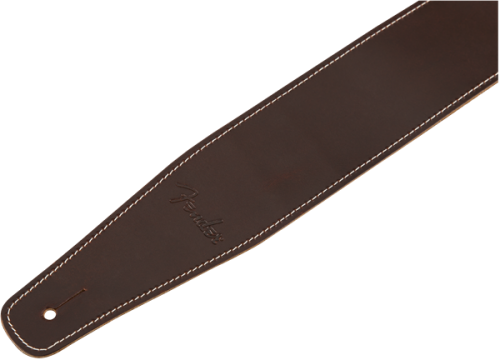 Fender Broken-In Leather Strap, Brown 2.5"