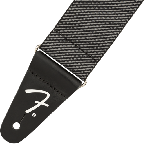Fender tracolla elasticizzata WeighLess 2&quot; Tweed Strap, Grey