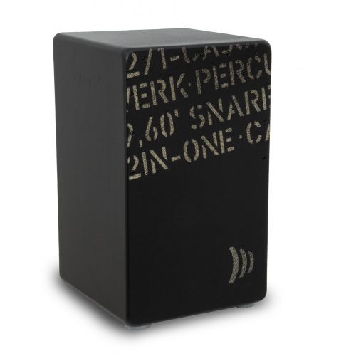SCHLAGWERK CP404 PB - 2INONE SNARE CAJON &quot;PITCH BLACK&quot; - LARGE - LIMITED EDITION