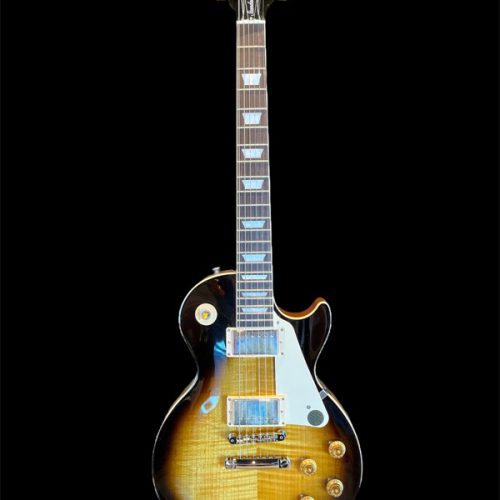 GIBSON LES PAUL &#039;50 FIGURED TOP TOBACCO BURST