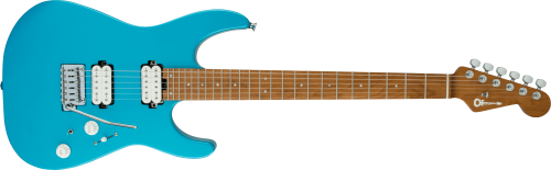 CHARVEL Pro-Mod DK24 HH 2PT CM, Caramelized Maple Fingerboard, Matte Blue Frost