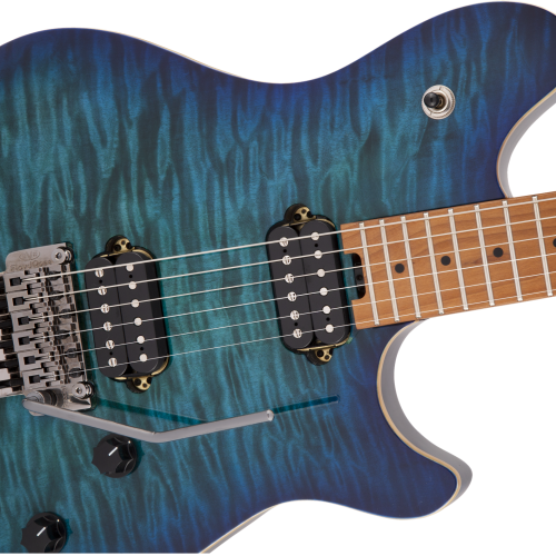 EVH Wolfgang WG Standard QM, Baked Maple Fingerboard, Chlorine Burst