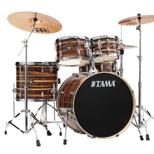 TAM IMPERIALSTAR 5PC DRUM KIT Coffee Teak Wrap + PIATTI SET MEINL