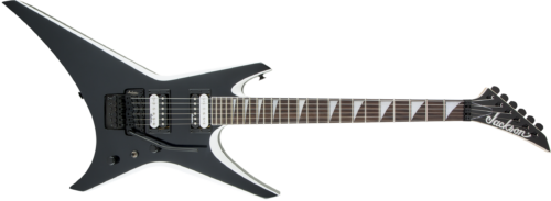 Jackson JS Series Warrior JS32, Black with White Bevels
