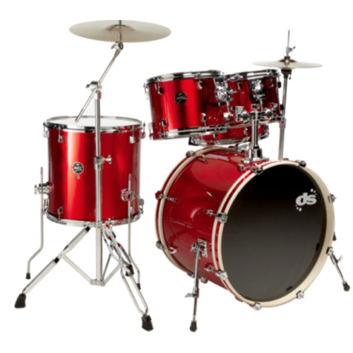 DSDRUM BATTERIA KIT DSX2051CANDY RED SPARKLE DSX STUDIO KIT CRS 20 10 12 14 14R