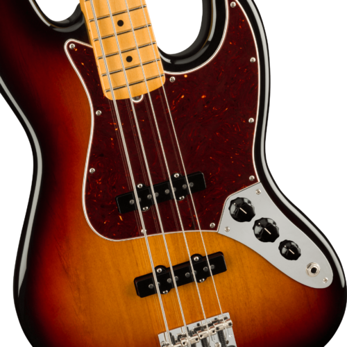 Fender American Professional II Jazz Bass, Maple, 3-Color Sunburst