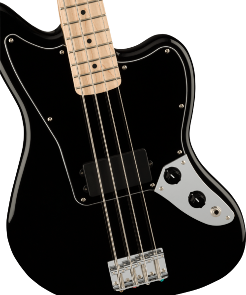 Squier Affinity Series Jaguar Bass H, Maple Fingerboard, Black