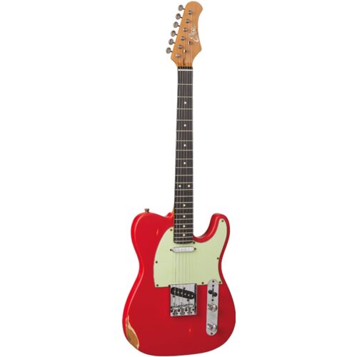 EKO GUITARS - VT-380 RELIC FIESTA RED