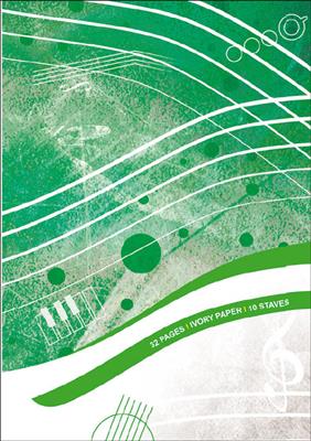 Hal Leonard Europe Quaderno di musica - 10 righi, 32 pp. carta avorio