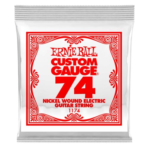 Ernie Ball corda singola 1174 Nickel Wound .074