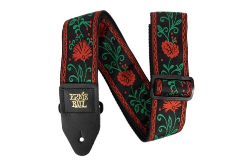 ERNIE BALL - 5361 JACQUARD STRAP WESTERN ROSE