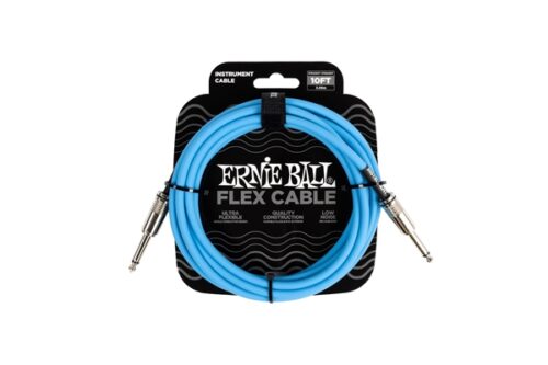 ERNIE BALL - 6412 FLEX CABLE BLUE 3M