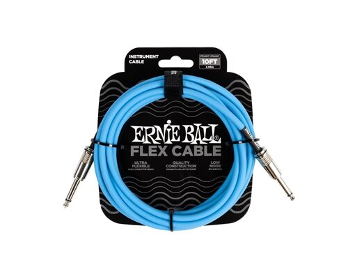 ERNIE BALL - 6412 FLEX CABLE BLUE 3M