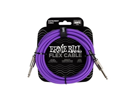 ERNIE BALL - 6415 FLEX CABLE PURPLE 3M