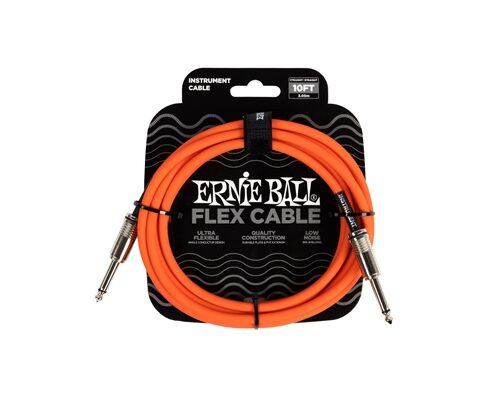ERNIE BALL - 6416 FLEX CABLE ORANGE 3M