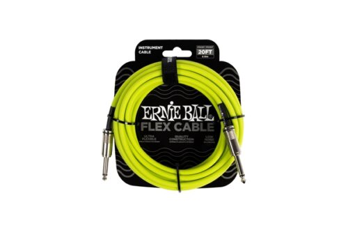 ERNIE BALL - 6419 FLEX CABLE GREEN 6M