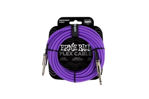 ERNIE BALL - 6420 FLEX CABLE PURPLE 6M