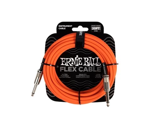 ERNIE BALL - 6421 FLEX CABLE ORANGE 6M