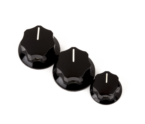 Fender Jazz Bass Knobs set 3 pomelli