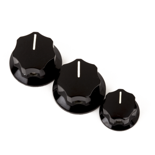 Fender Jazz Bass Knobs set 3 pomelli