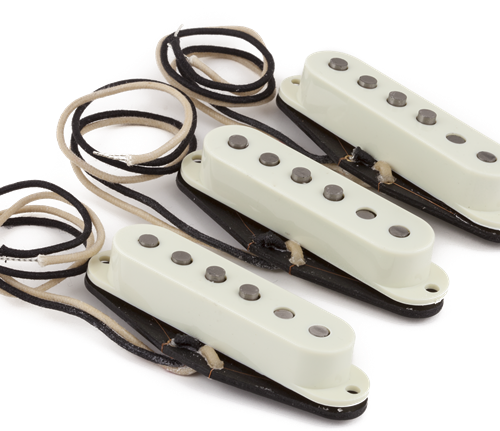 Fender Pure Vintage &#039;59 Strat Pickup Set, Vintage White (3)