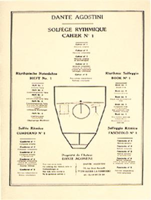 Dante Agostini SOLFÈGE RYTHMIQUE - VOLUME 1