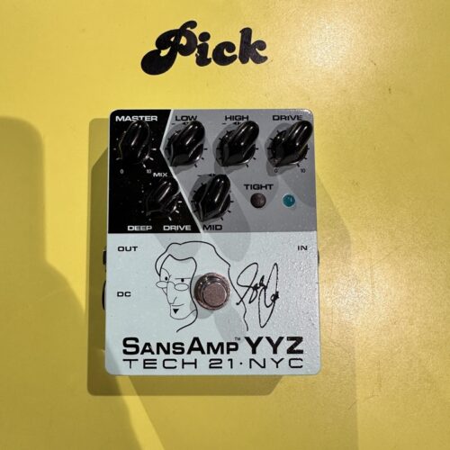 TECH 21 SANSAMP YYZ BASS PREAMP GEDDY LEE SIGNATURE USATO