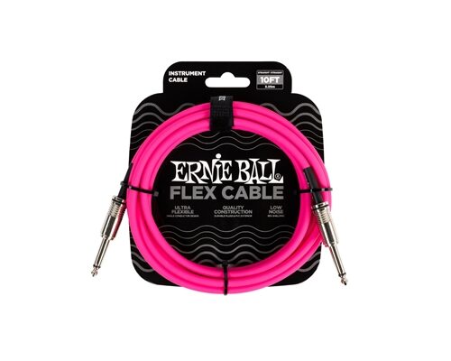 ERNIE BALL EB 6413 Flex Inst. Cable Str/Str 10ft P 3 MT