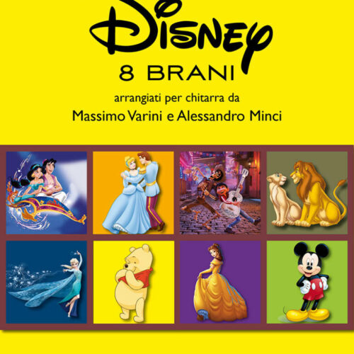 MASSIMO VARINI DISNEY - 8 BRANI ARRANGIATI PER CHITARRA