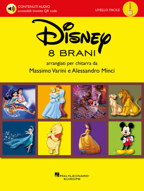 MASSIMO VARINI DISNEY - 8 BRANI ARRANGIATI PER CHITARRA