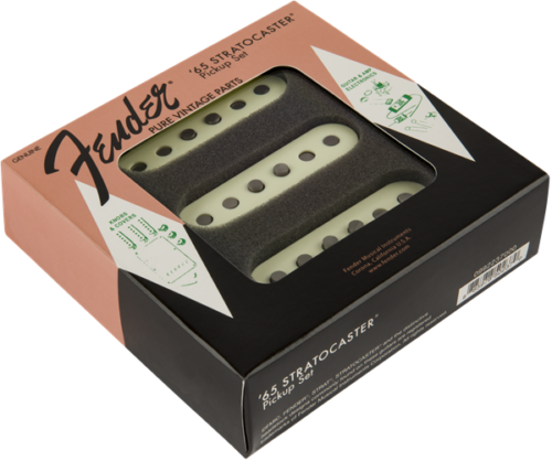 Fender Pure Vintage '65 Strat Pickup Set, Vintage White