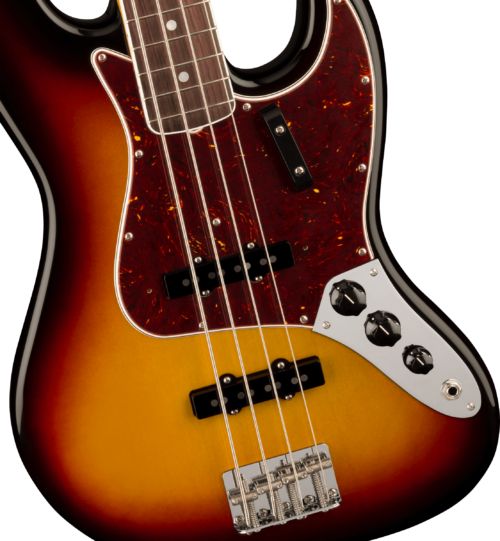 FENDER American Vintage II 1966 Jazz Bass, Rosewood, 3-Color Sunburst