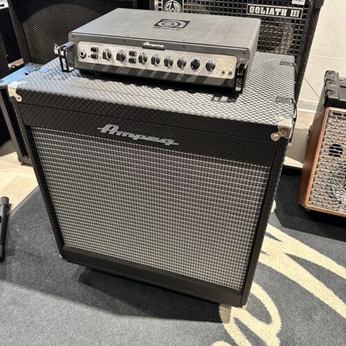 AMPEG PORTAFLEX PF500 AMPLIFICATORE PER BASSO + CASSA PF 210 HE USATO