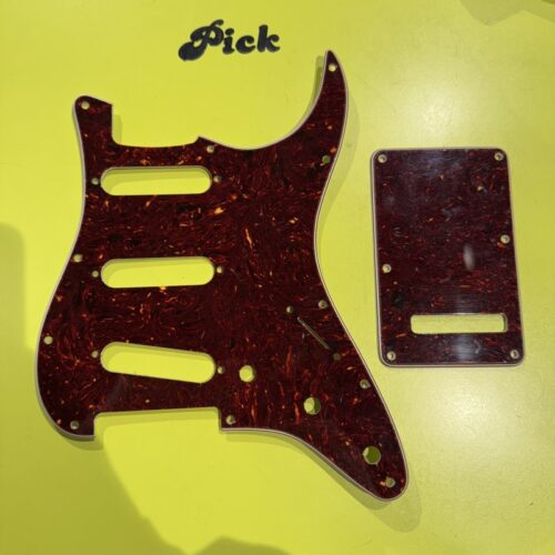 FENDER BATTIPENNA + BACKPLATE TARTARUGATO PER STRATOCASTER USATO