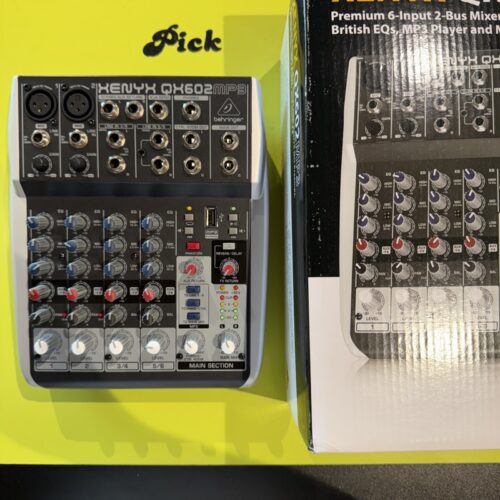 BEHRINGER XENYX QX602 MP3 MIXER 6 CANALI USATO