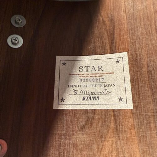 TAMA STAR WALNUT RED BURGUNDY BATTERIA ACUSTICA USATO
