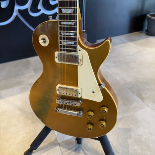 GIBSON LES PAUL DELUXE 1981 GOLD TOP USATO