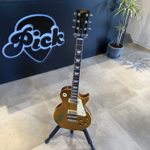 GIBSON LES PAUL DELUXE 1981 GOLD TOP USATO