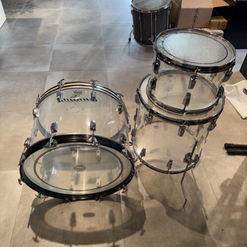 LUDWIG VISTALITE CLEAR 22/13/16 1976 BATTERIA IN ACRILICO USATO