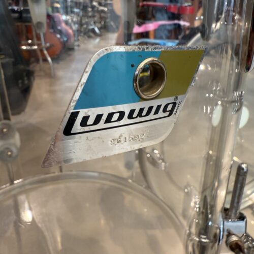 LUDWIG VISTALITE CLEAR 22/13/16 1976 BATTERIA IN ACRILICO USATO